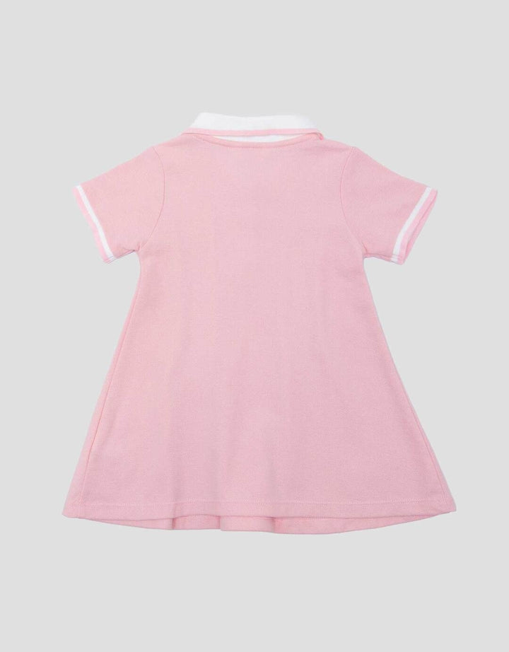 Little M Polo With Plisket Midi Dress Bayi