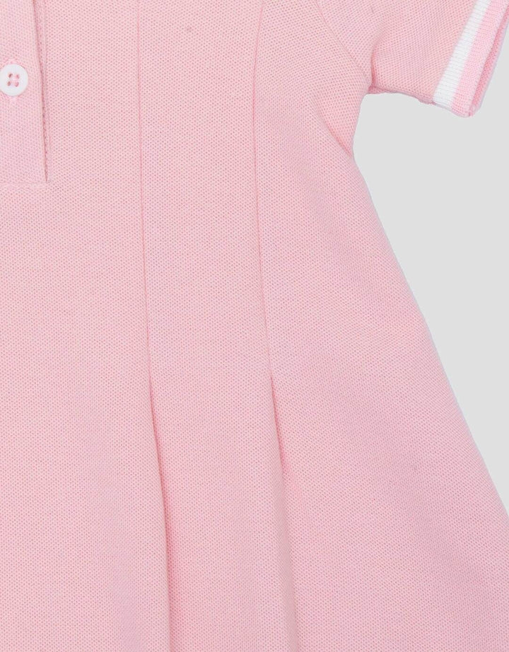Little M Polo With Plisket Midi Dress Bayi
