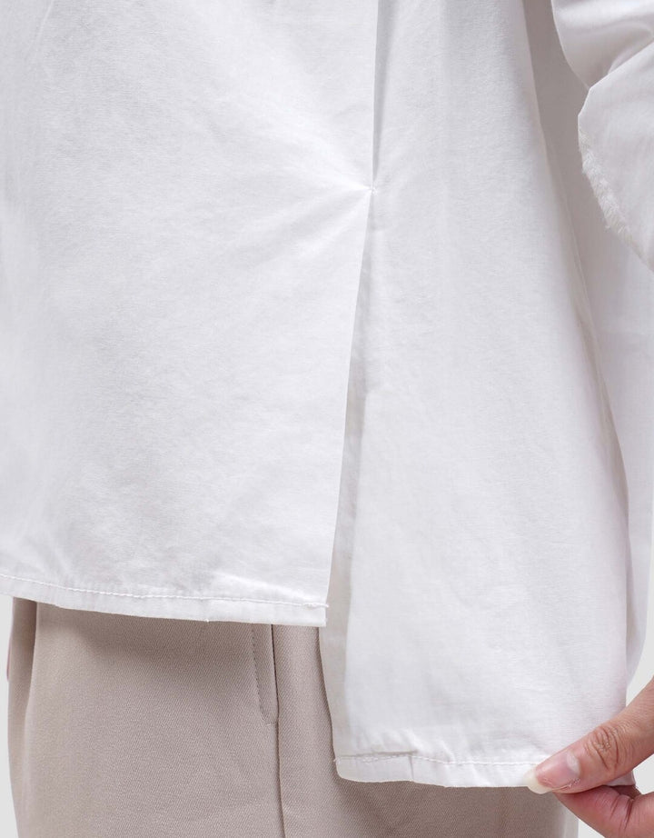 MxM Nevada Kemeja Solid Lengan Panjang Wanita