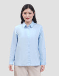 MxM Nevada Kemeja Solid Lengan Panjang Wanita