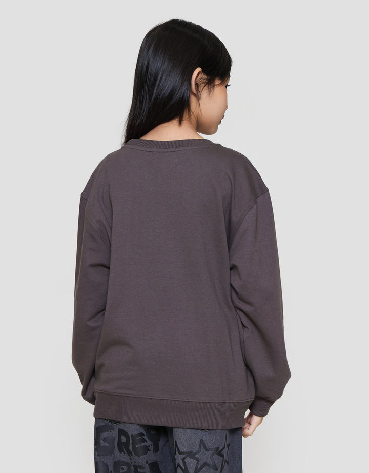 Nevada Print Grafitti Sweater Anak Perempuan