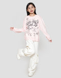 Nevada Full Print Grafitti Sweater Anak Perempuan