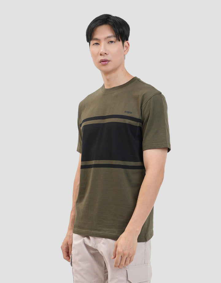 Gab's Crew Neck Big Stripe 11443419037 Kaos Pria