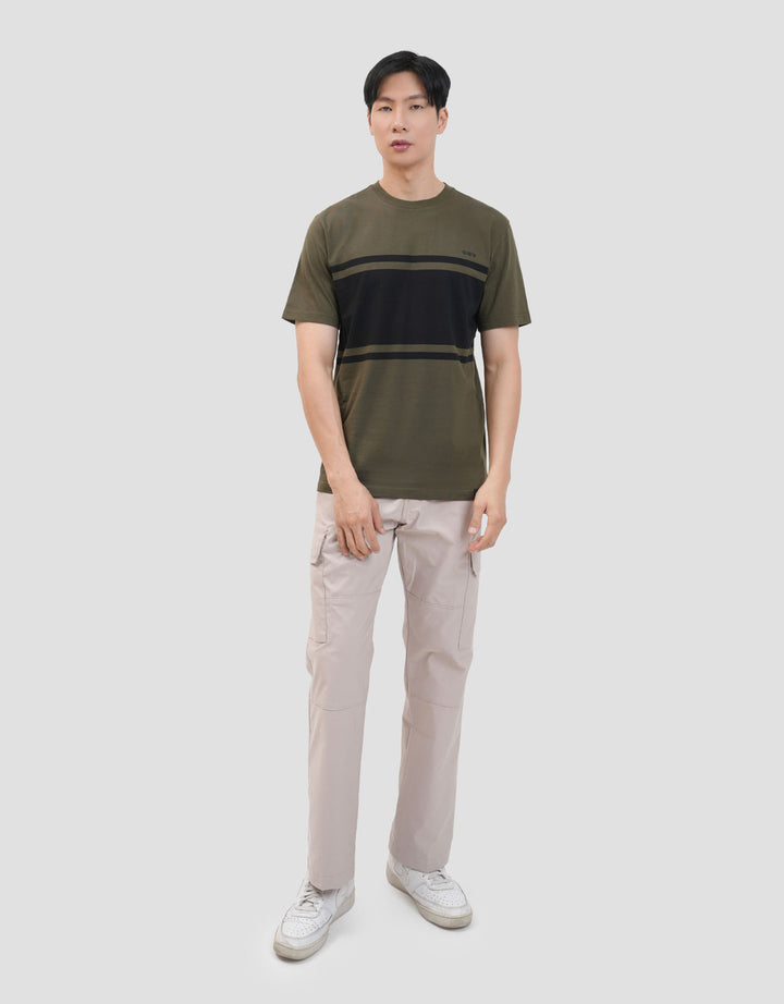 Gab's Crew Neck Big Stripe 11443419037 Kaos Pria