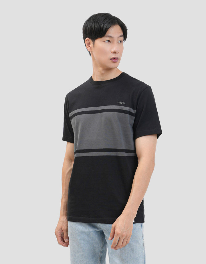Gab's Crew Neck Big Stripe 11443419036 Kaos Pria
