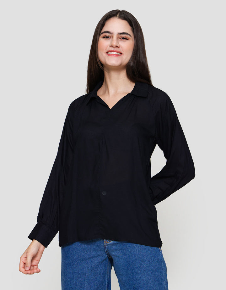 Connexion Vneck Blouse Wanita