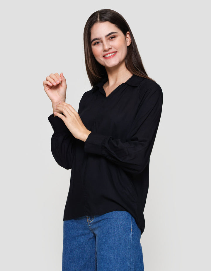 Connexion Vneck Blouse Wanita