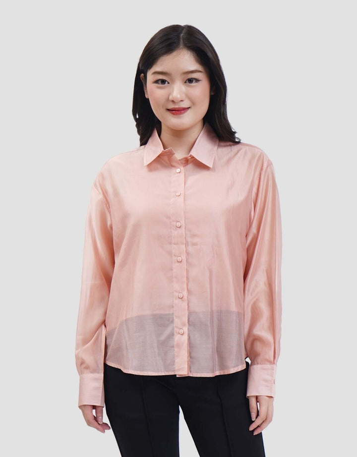 Connexion Sheer With Inner Kemeja Wanita