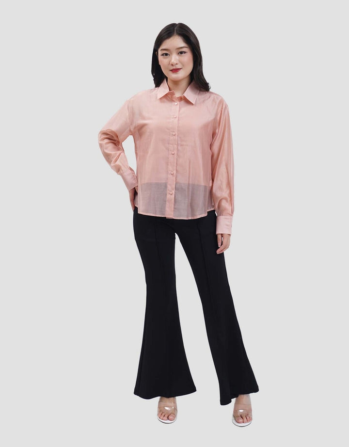 Connexion Sheer With Inner Kemeja Wanita