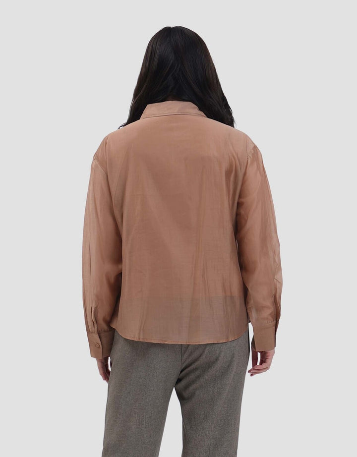 Connexion Sheer With Inner Kemeja Wanita