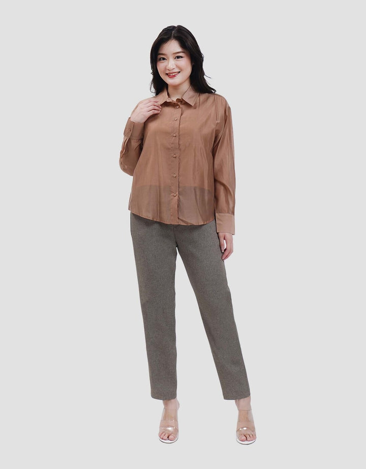 Connexion Sheer With Inner Kemeja Wanita