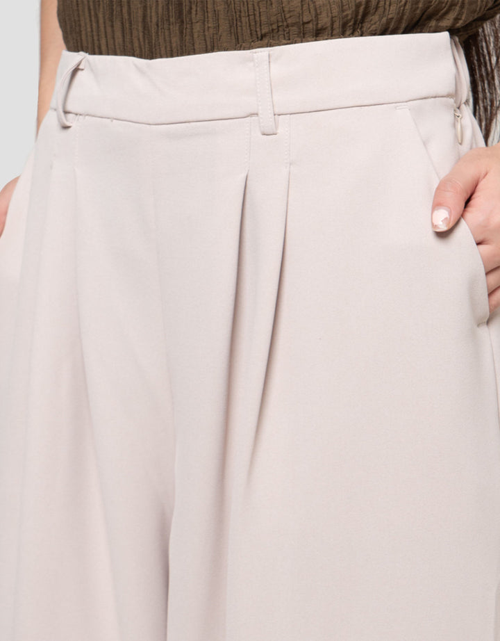 Connexion Full Length Poly Palazzo W/ Side Zip Celana Panjang Wanita