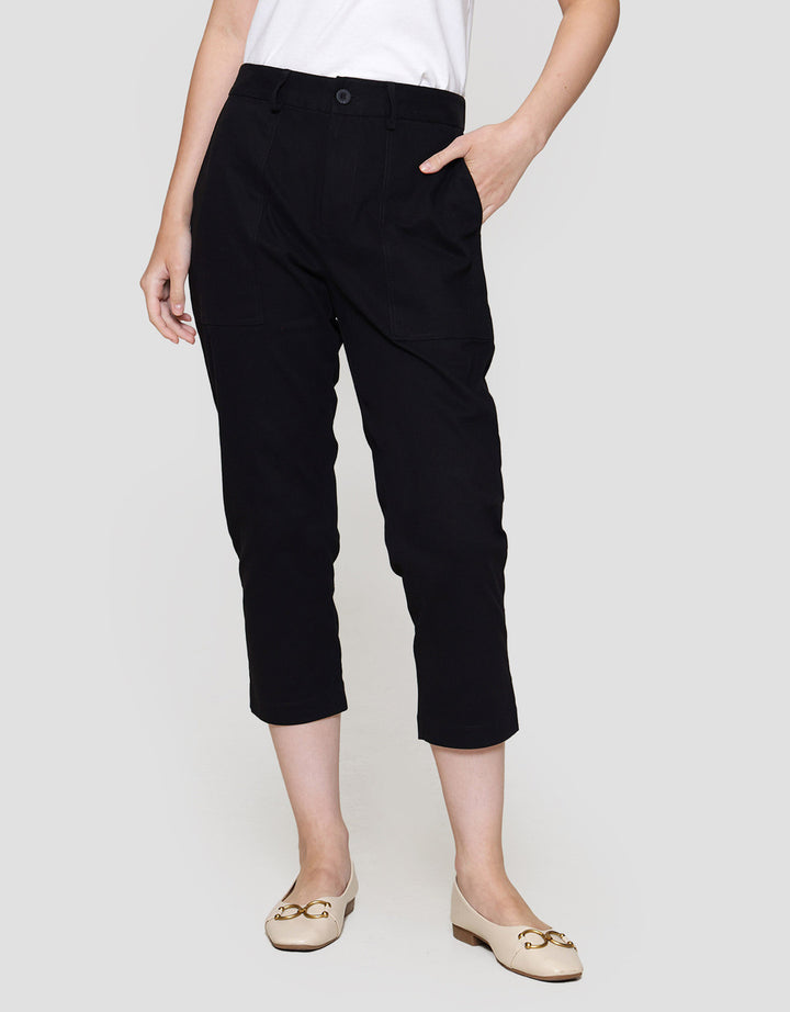 Connexion Kantong Double Stitch Celana Wanita