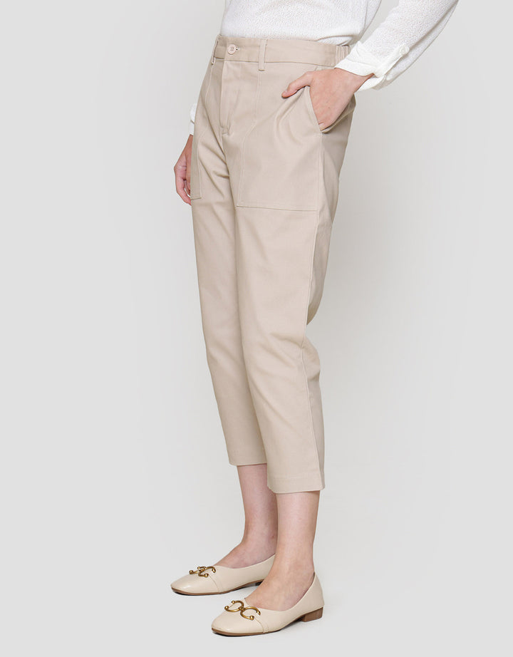 Connexion Kantong Double Stitch Celana Wanita