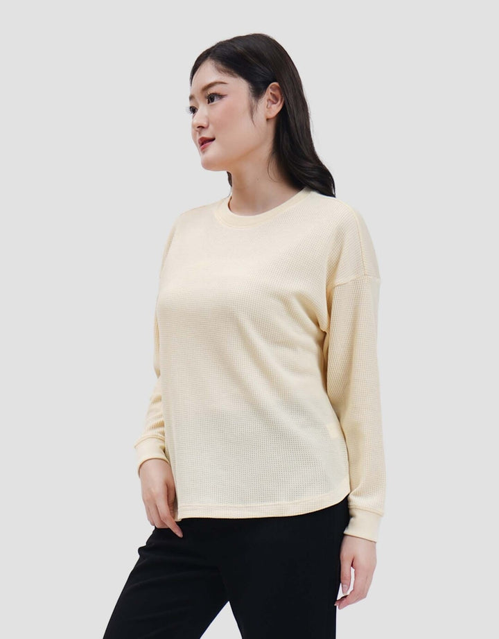 CONNEXION WAFFLE KAOS LENGAN PANJANG WANITA