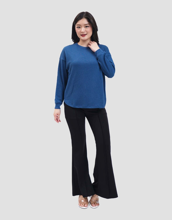 CONNEXION WAFFLE KAOS LENGAN PANJANG WANITA
