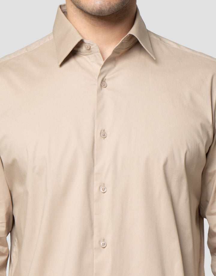 Cole Smart Fit Solid Stretch Kemeja Pria