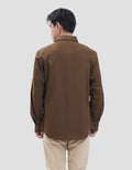 Cole Smart Fit Solid Stretch Kemeja Pria