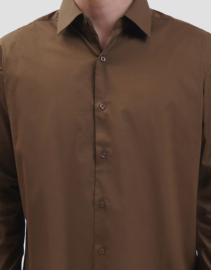 Cole Smart Fit Solid Stretch Kemeja Pria