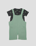 Little M Terry App Buaya Jumpsuit Overall Bayi