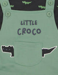 Little M Terry App Buaya Jumpsuit Overall Bayi