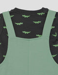 Little M Terry App Buaya Jumpsuit Overall Bayi