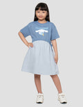Character Serut Pgg Pita Cinnamoroll Snack Midi Dress Anak Perempuan