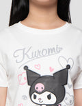 Character Kuromi Love Kaos Anak Perempuan