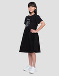 Character Kuromi Midi Dress Anak Perempuan