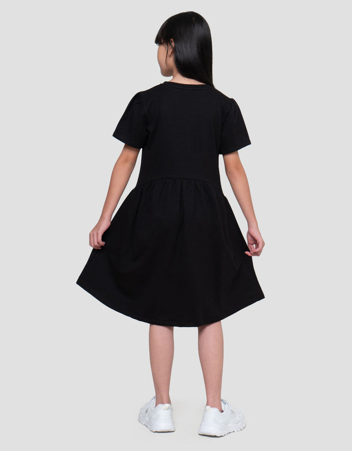 Character Kuromi Midi Dress Anak Perempuan