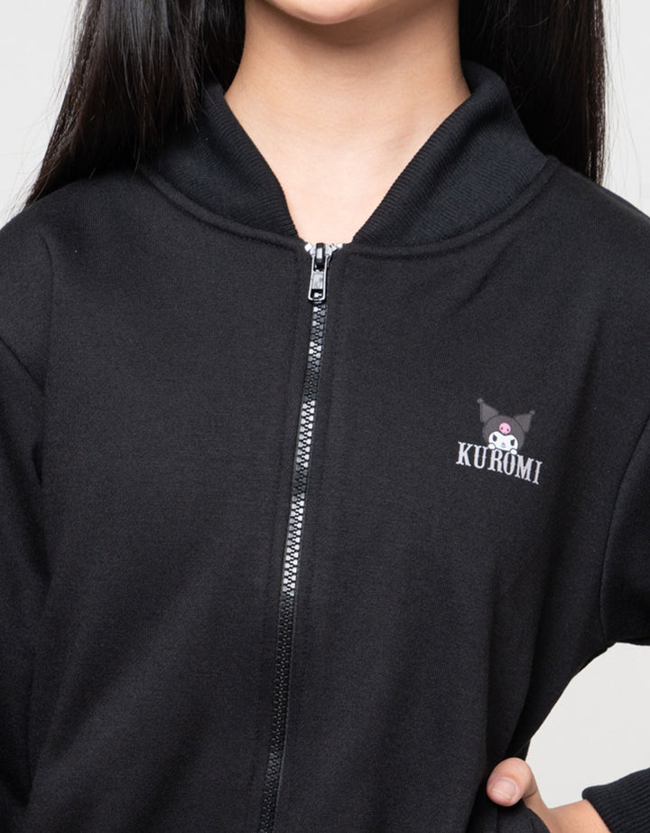 Character Fleece Kuromi Jaket Anak Perempuan