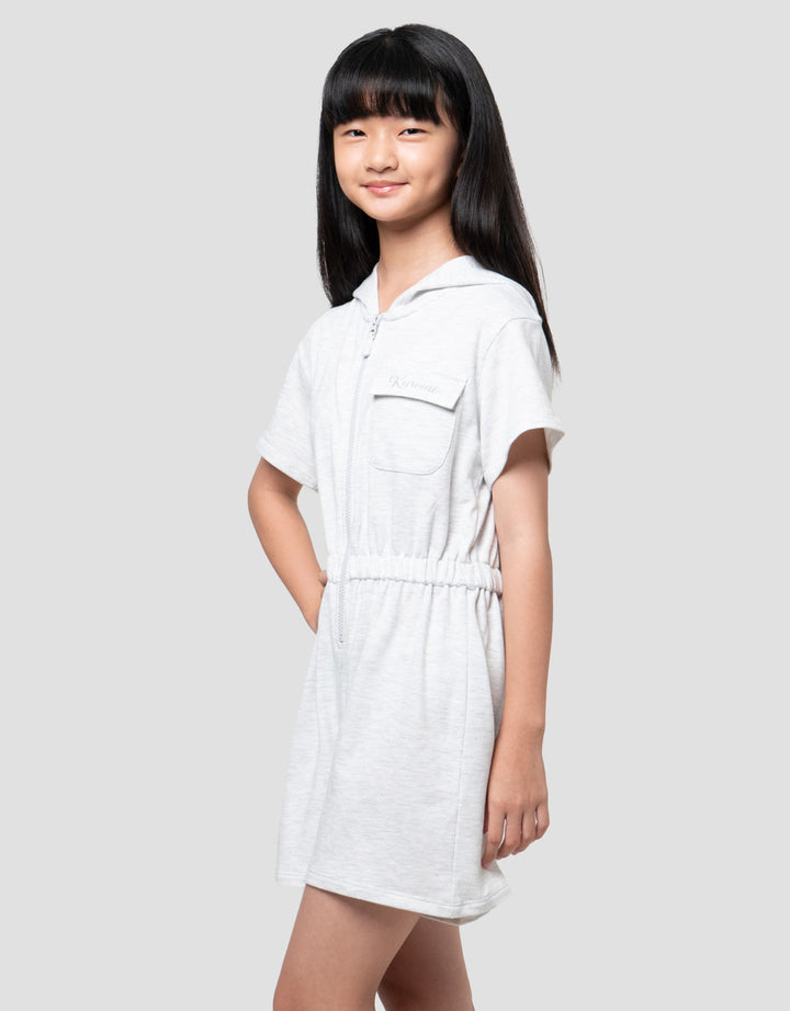 Character Kuromi Jumpsuit Hoodie Anak Perempuam