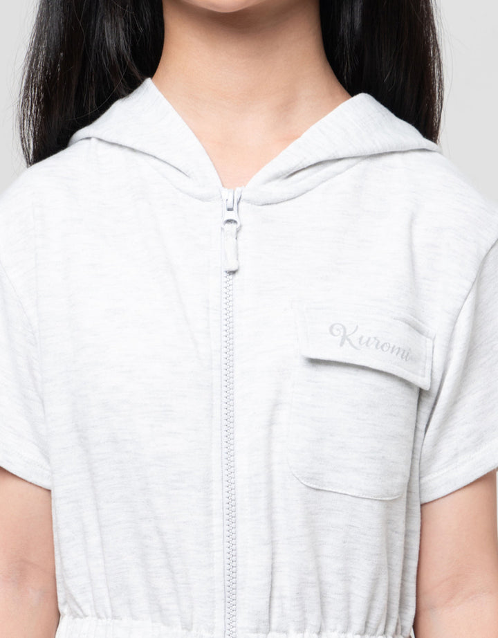 Character Kuromi Jumpsuit Hoodie Anak Perempuam