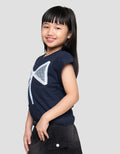 Little M With Ribbon Lace Kaos Anak Perempuan