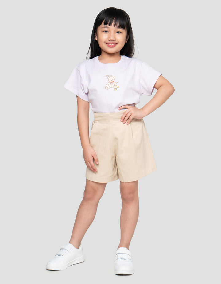 Little M Soft Knit Celana Pendek Anak Perempuan