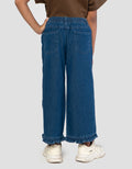 Little M 7 Per 8 Ruffle Celana Denim Anak Perempuan