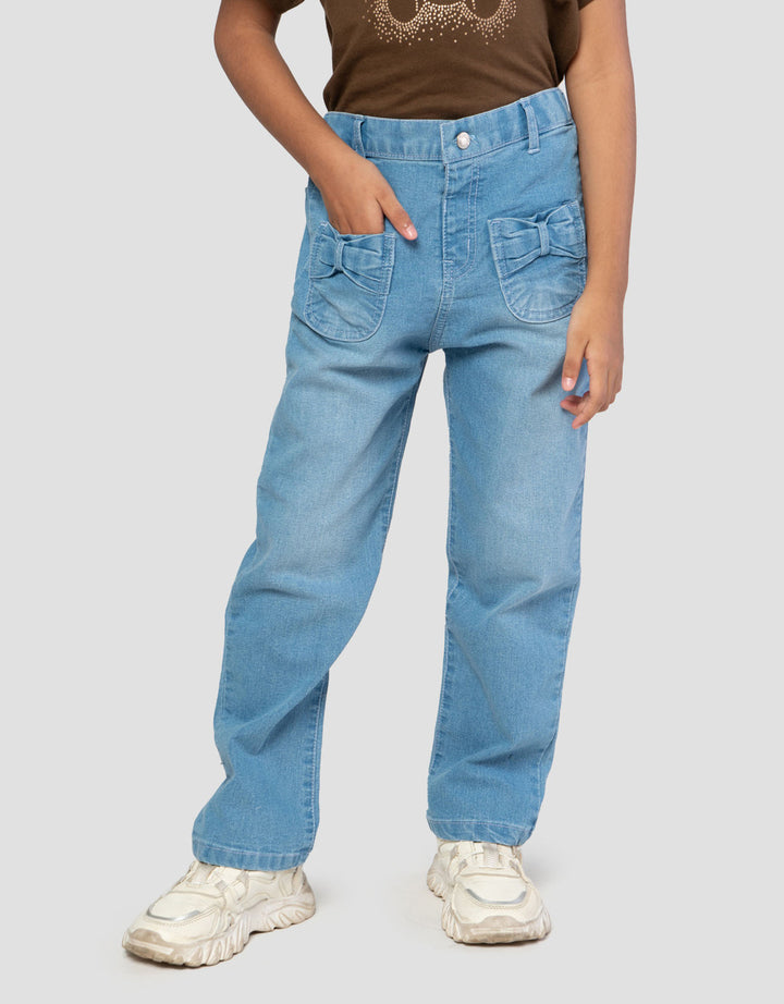 Little M Jegging Pita Straight Celana Denim Anak Perempuan