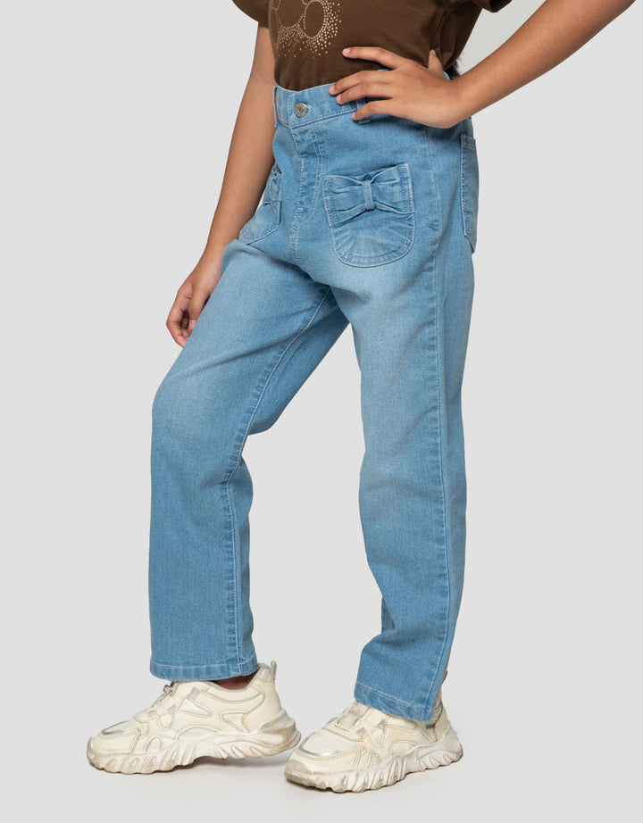 Little M Jegging Pita Straight Celana Denim Anak Perempuan