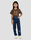 Little M Jegging Pita Bunga Celana Denim Anak Perempuan