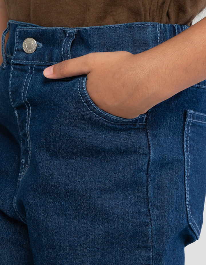 Little M Jegging Pita Bunga Celana Denim Anak Perempuan