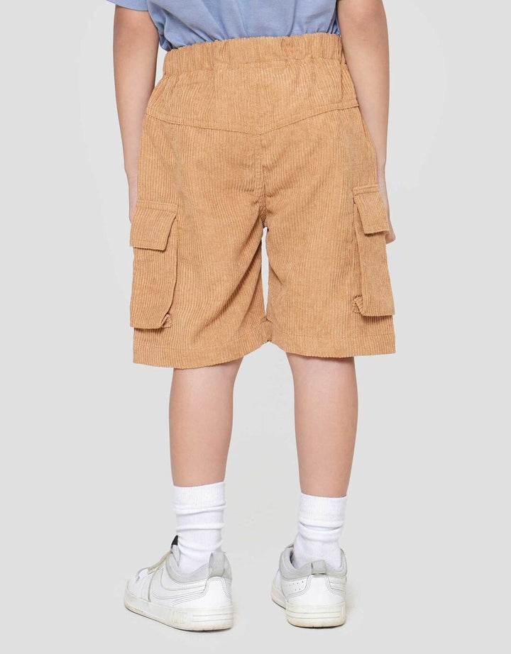 Little M Corduroy Ktg 3D Celana Pendek Anak Laki-laki