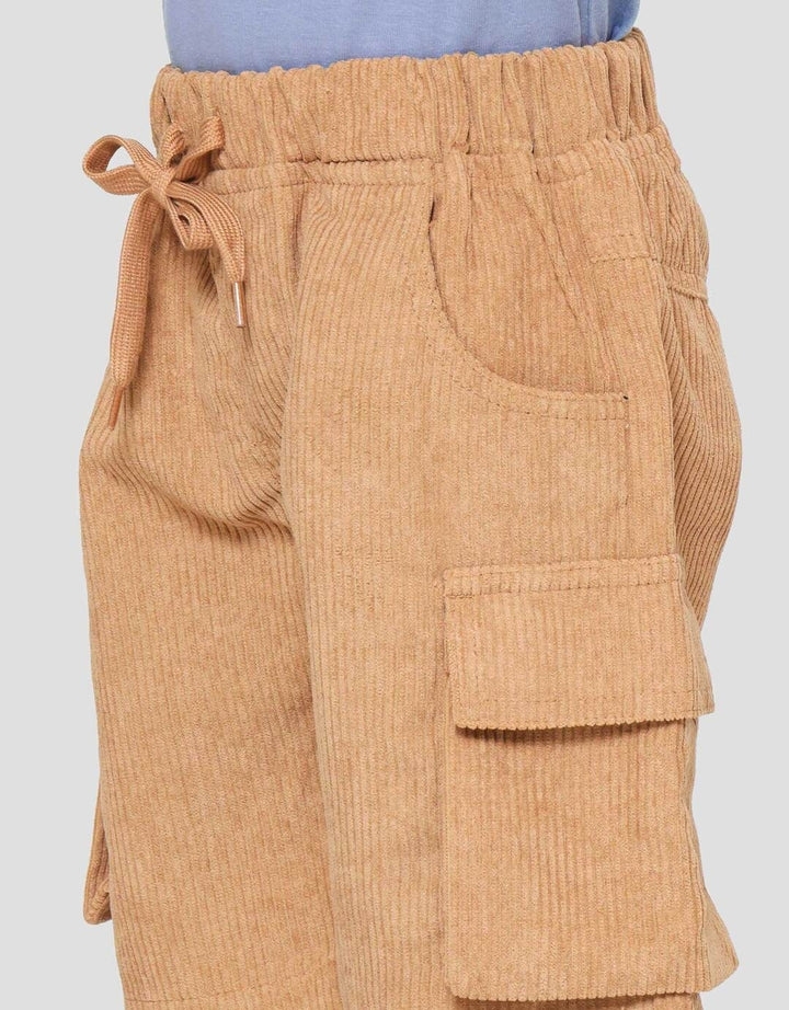 Little M Corduroy Ktg 3D Celana Pendek Anak Laki-laki