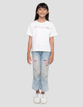 Disney Princess 2 Print Kaos Anak Perempuan