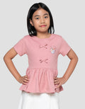 Disney Princess Peplum Kaos Anak Perempuan