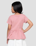 Disney Princess Peplum Kaos Anak Perempuan
