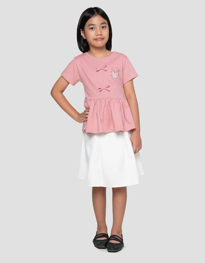 Disney Princess Peplum Kaos Anak Perempuan