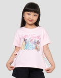 Disney Princess Pita Samping Kaos Anak Perempuan