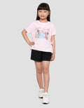Disney Princess Pita Samping Kaos Anak Perempuan
