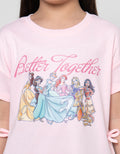 Disney Princess Pita Samping Kaos Anak Perempuan