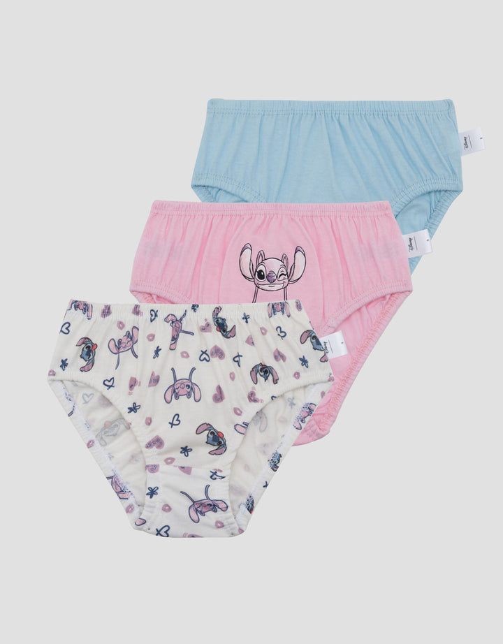 Disney Pack Of 3 Girls Uw Stitch Celana Dalam Anak Perempuan